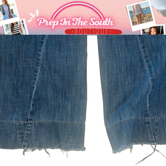 Vintage Wide Leg Flare Jeans Size 6 x 32 very cool - Picture 10 of 10